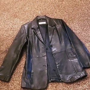 Leather jacket
